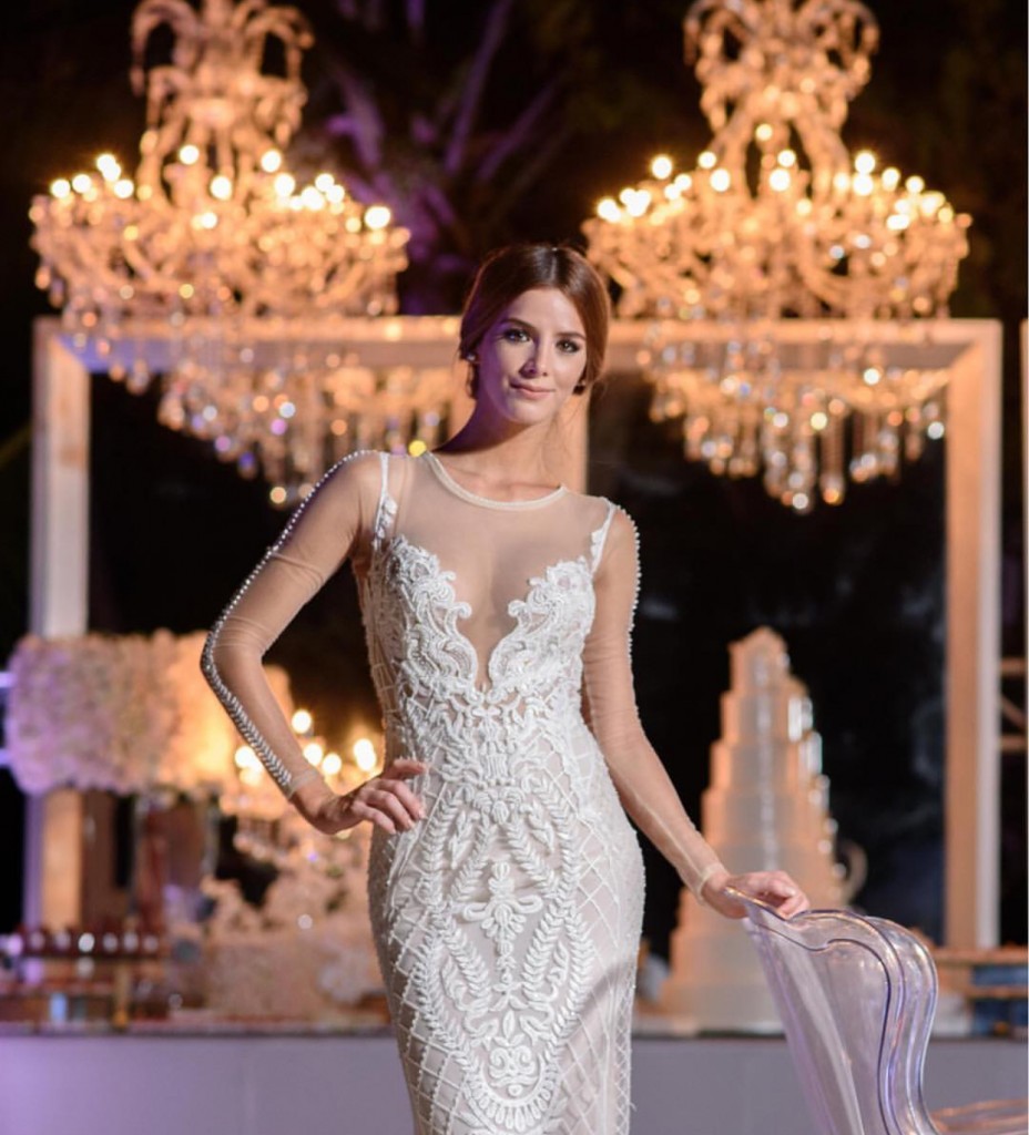 Real bride Oriana Lucchese – Miss Venezuela – in BERTA 15-114