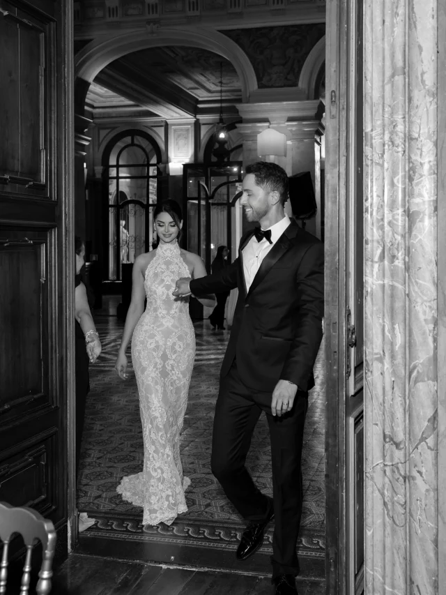 Two BERTA looks, one unforgettable bride - @mahlaghajaberi looking flawless on her wedding day 🤍

Photography @vlasta.weddings